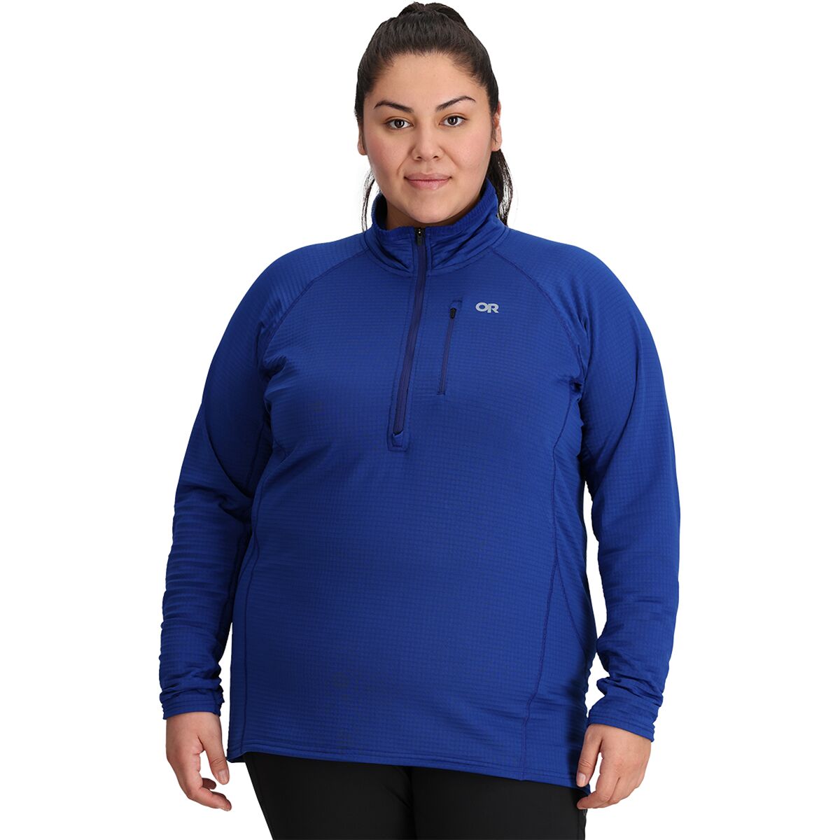 Image of Outdoor Research Vigor 1/2-Zip Pullover - Plus - Women's Galaxy, 1X