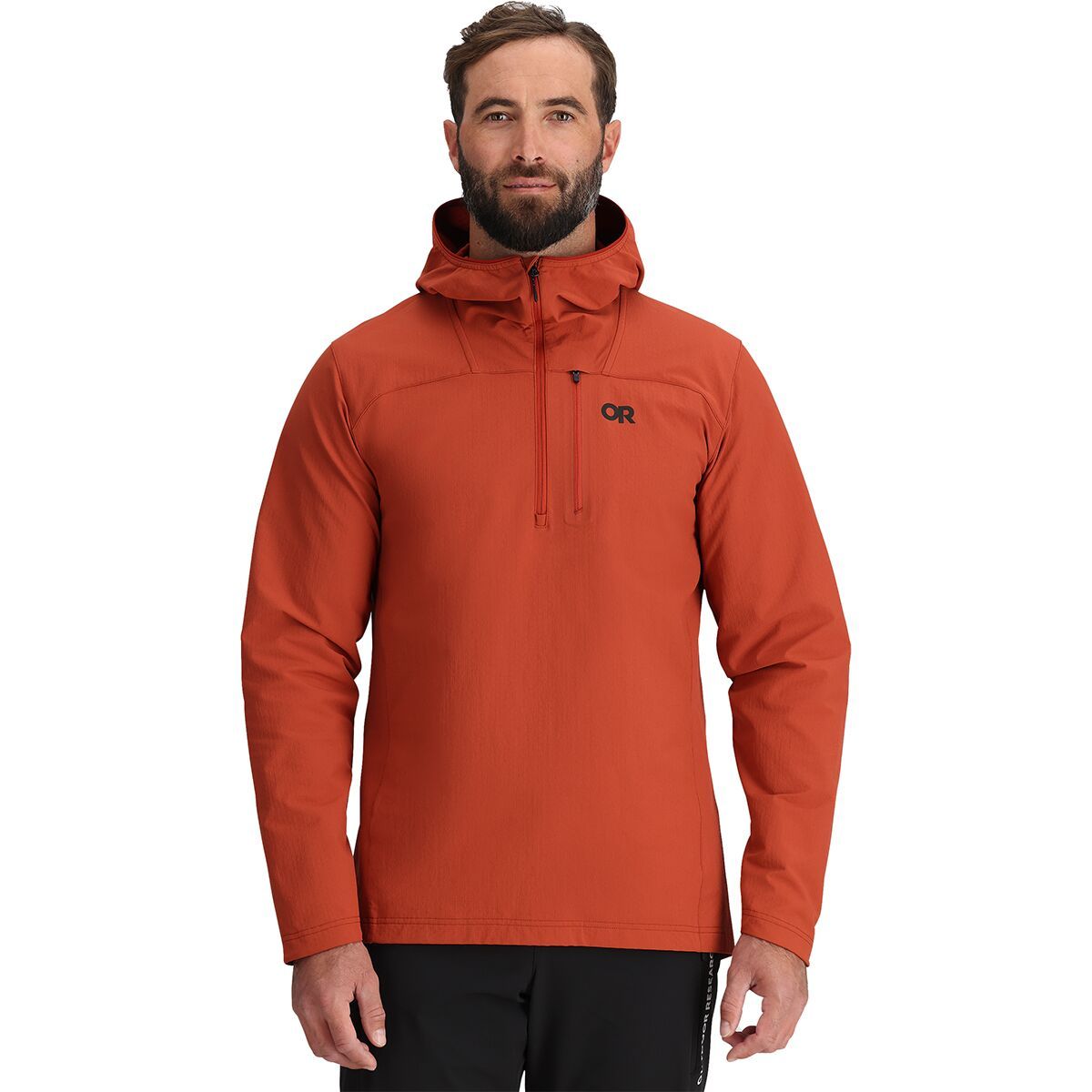 Image of Outdoor Research Freewheel 1/2-Zip Hoodie - Men's Jupiter, XXL