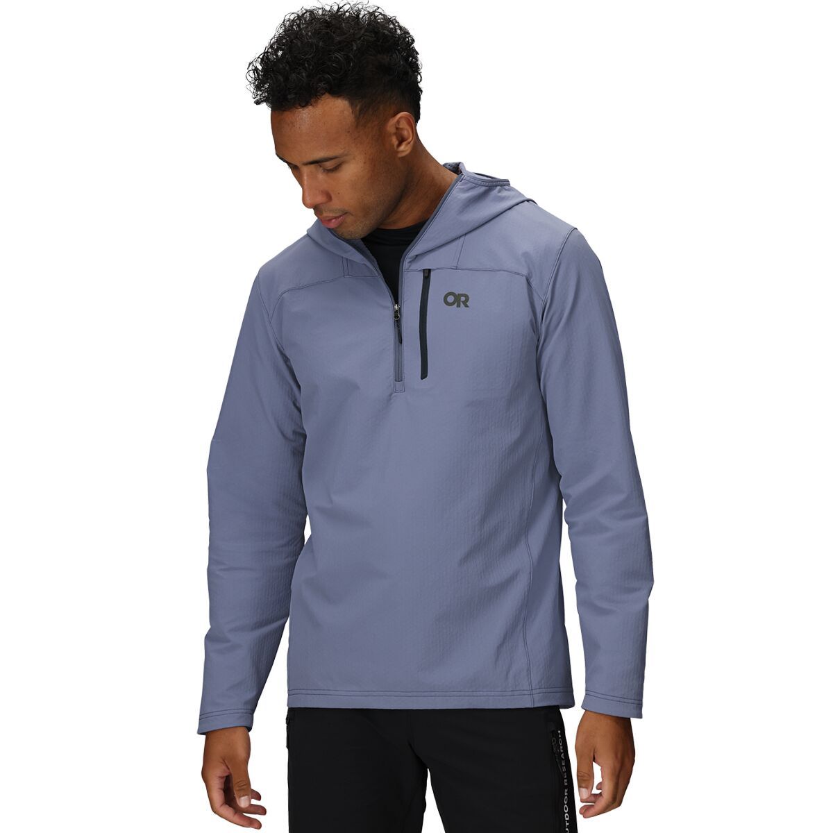 Image of Outdoor Research Freewheel 1/2-Zip Hoodie - Men's Summit, XXL