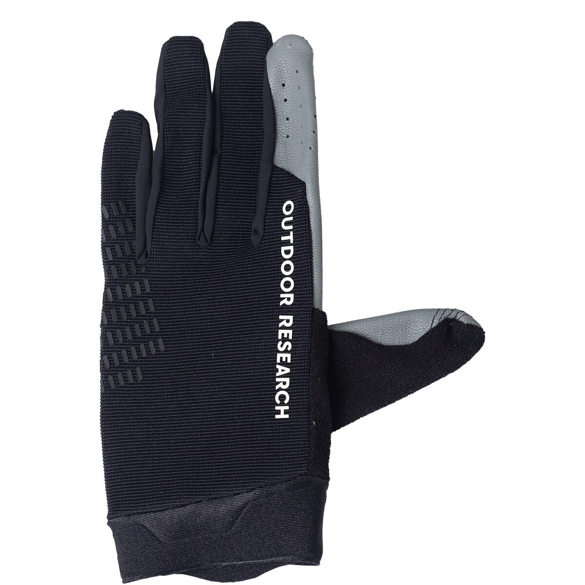 Image of Outdoor Research Freewheel Leather Palm Bike Glove Black, M