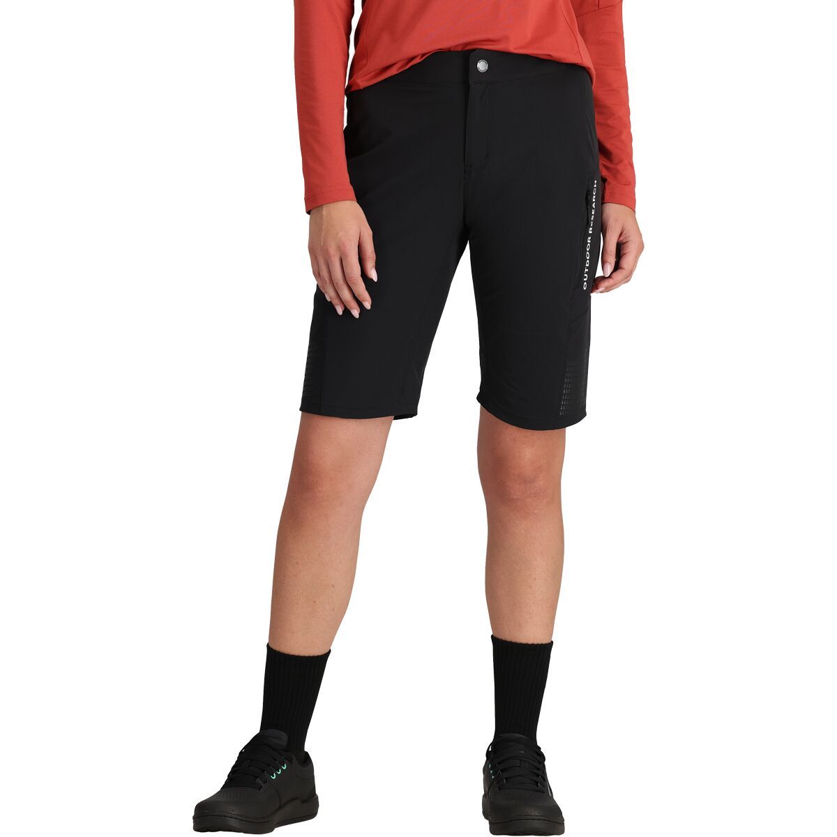 Image of Outdoor Research Freewheel Ride Short - Women's Black, 14