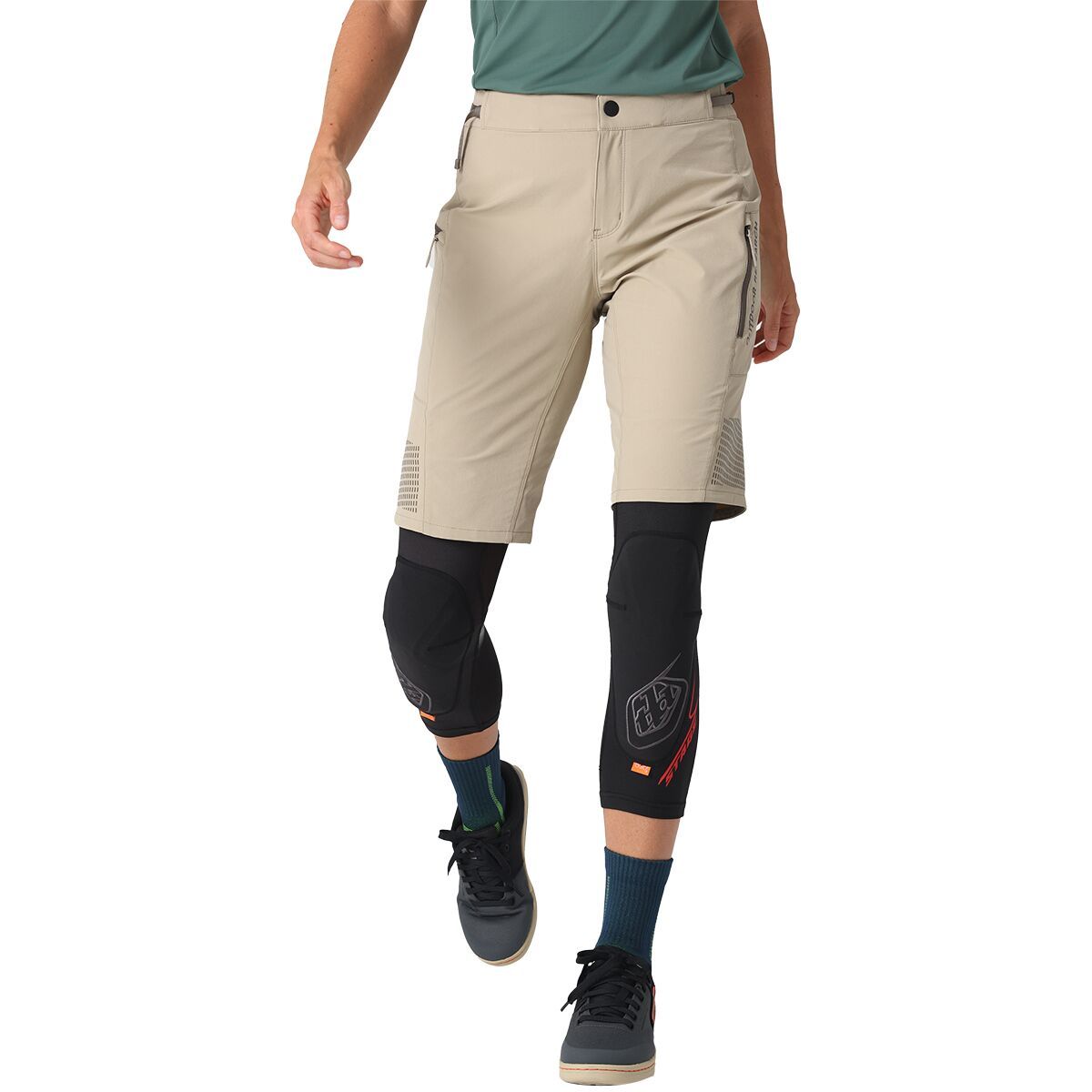 Image of Outdoor Research Freewheel Ride Short - Women's Pro Khaki, 12