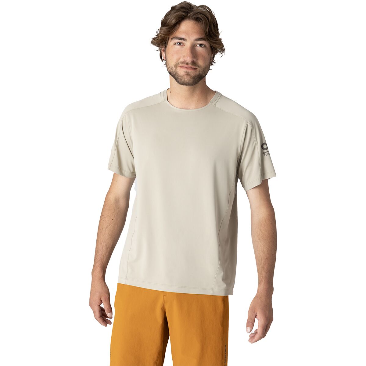 Outdoor Research Outdoor Research Freewheel Short-Sleeve Jersey - Men's Pro Khaki, S