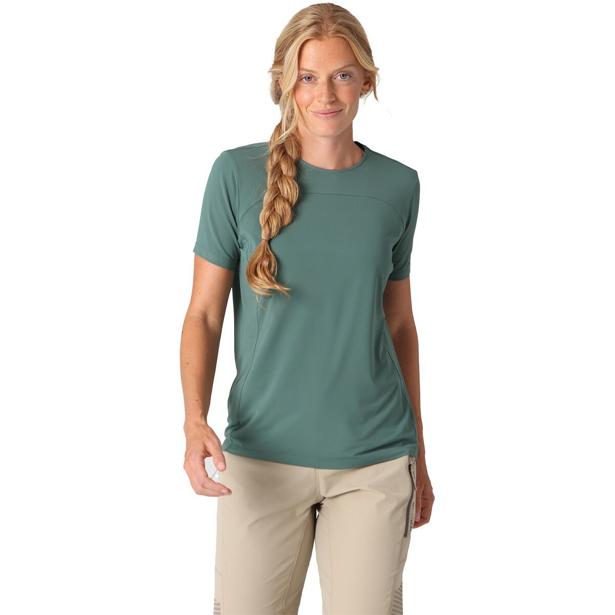 Image of Outdoor Research Freewheel Short-Sleeve Jersey - Women's Malachite, S