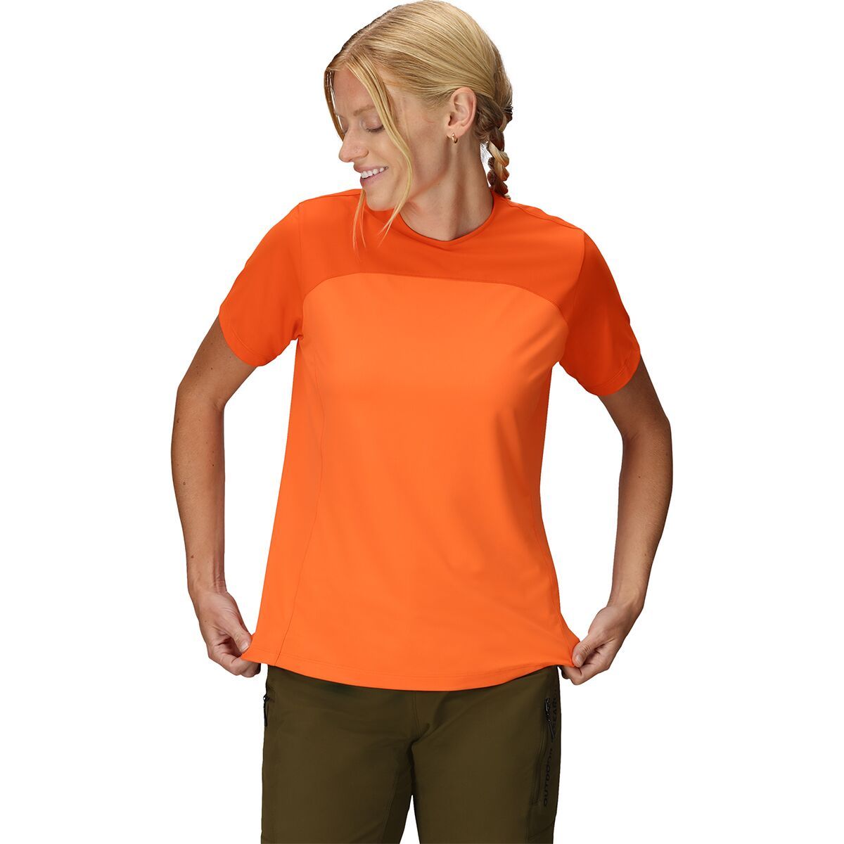 Image of Outdoor Research Freewheel Short-Sleeve Jersey - Women's Spice/Zest, S