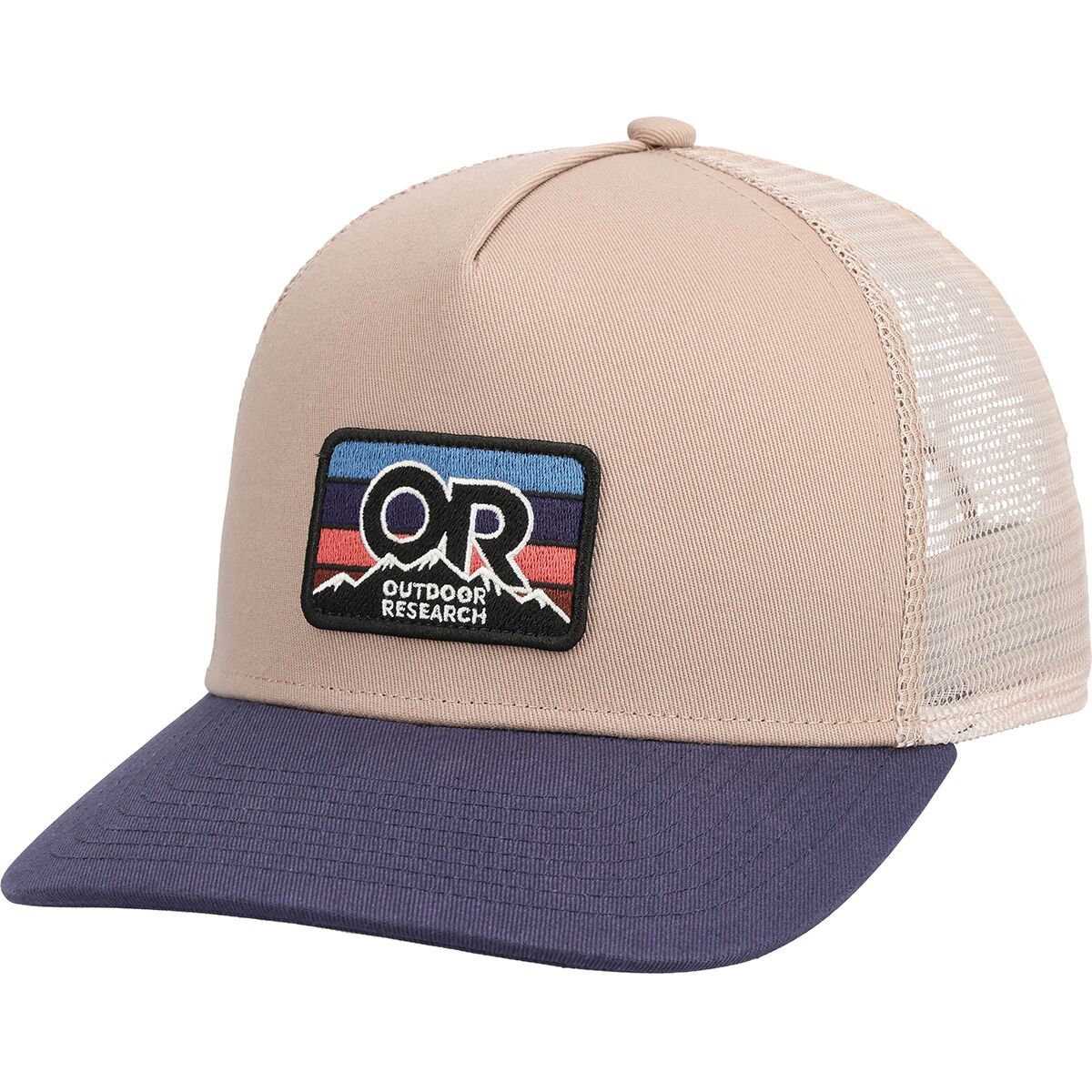 Image of Outdoor Research Advocate Trucker Hi Pro Cap Pro Khaki/Cenote, One Size