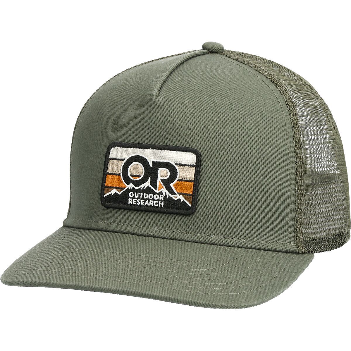 Image of Outdoor Research Advocate Trucker Hi Pro Cap Ranger Green, One Size