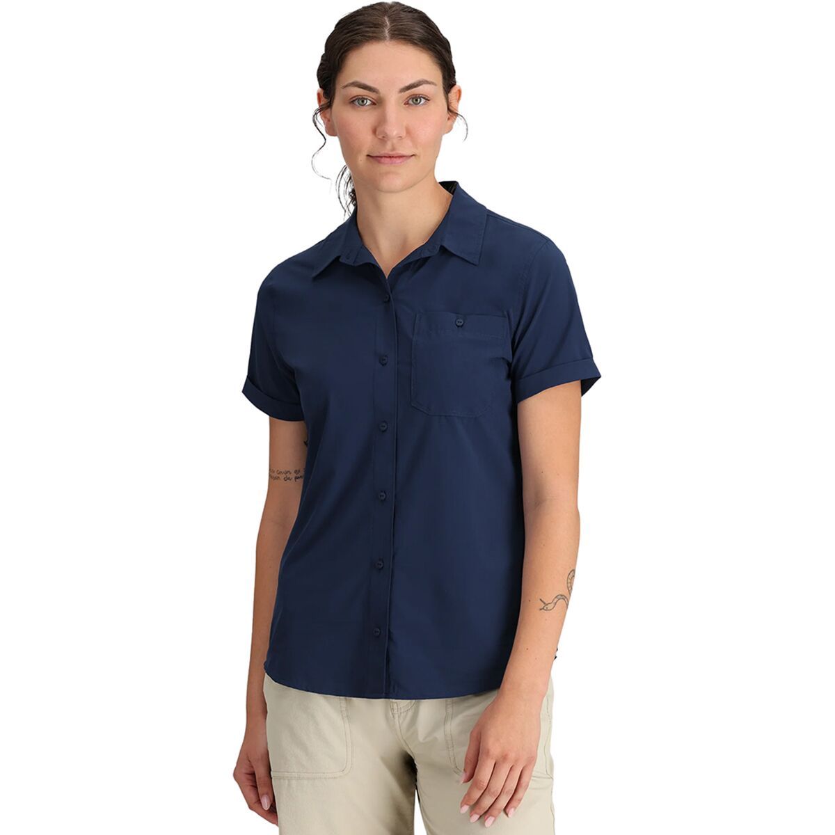 Outdoor Research Astroman Short-Sleeve Sun Shirt - Women's Cenote, S