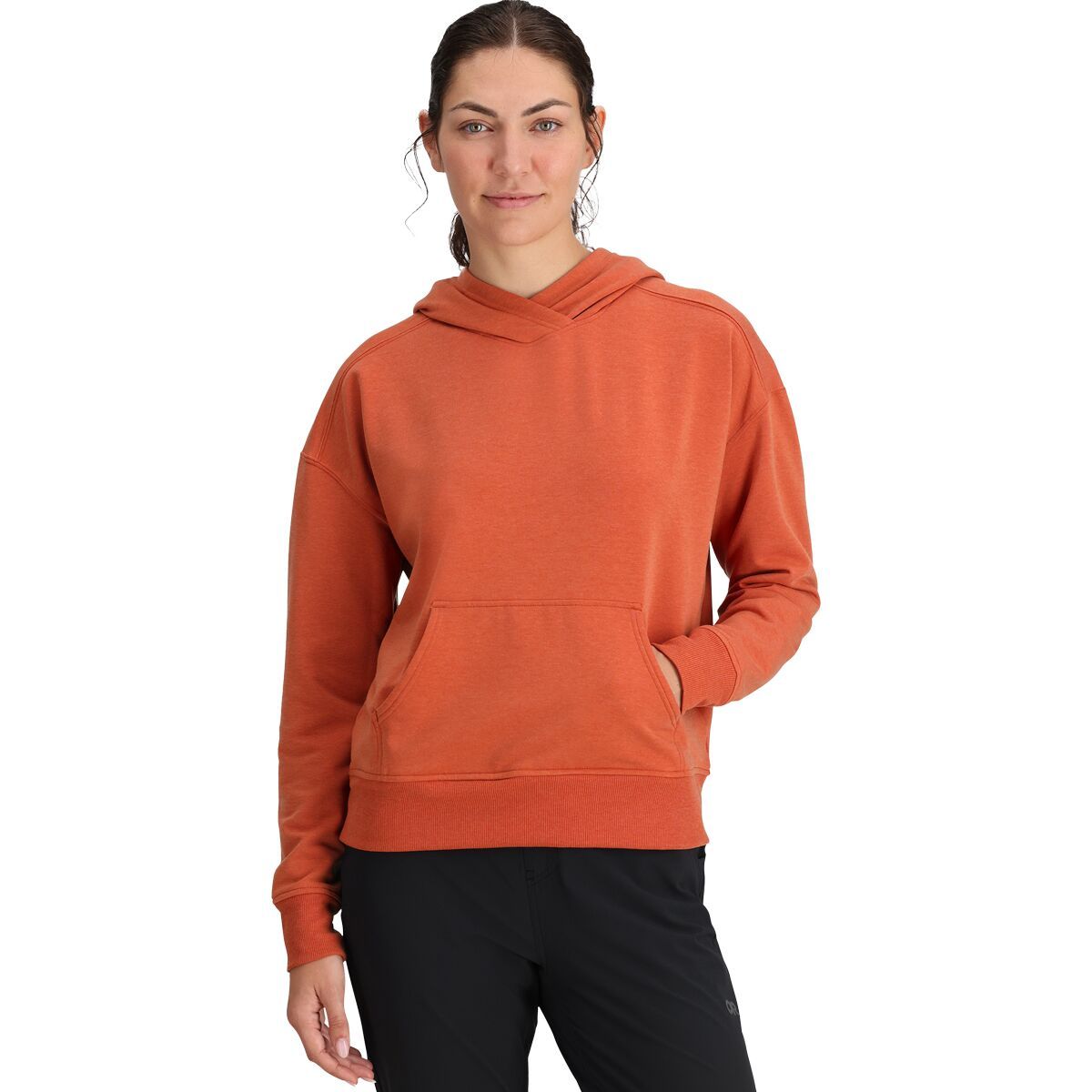 Image of Outdoor Research Essential Fleece Pullover Hoodie - Women's Light Terra, S