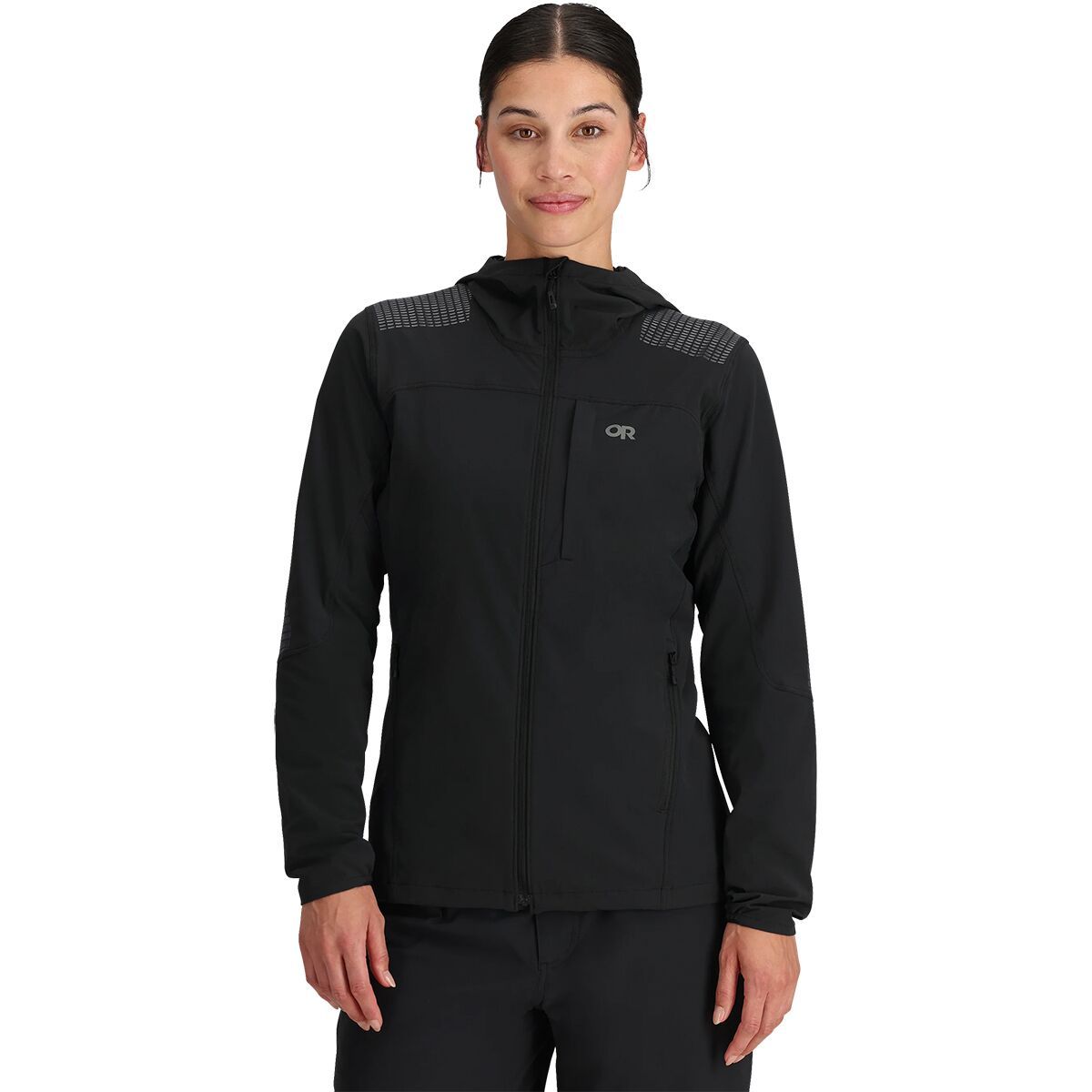 Outdoor Research Ferrosi DuraPrint Hooded Jacket - Women's Black, XS