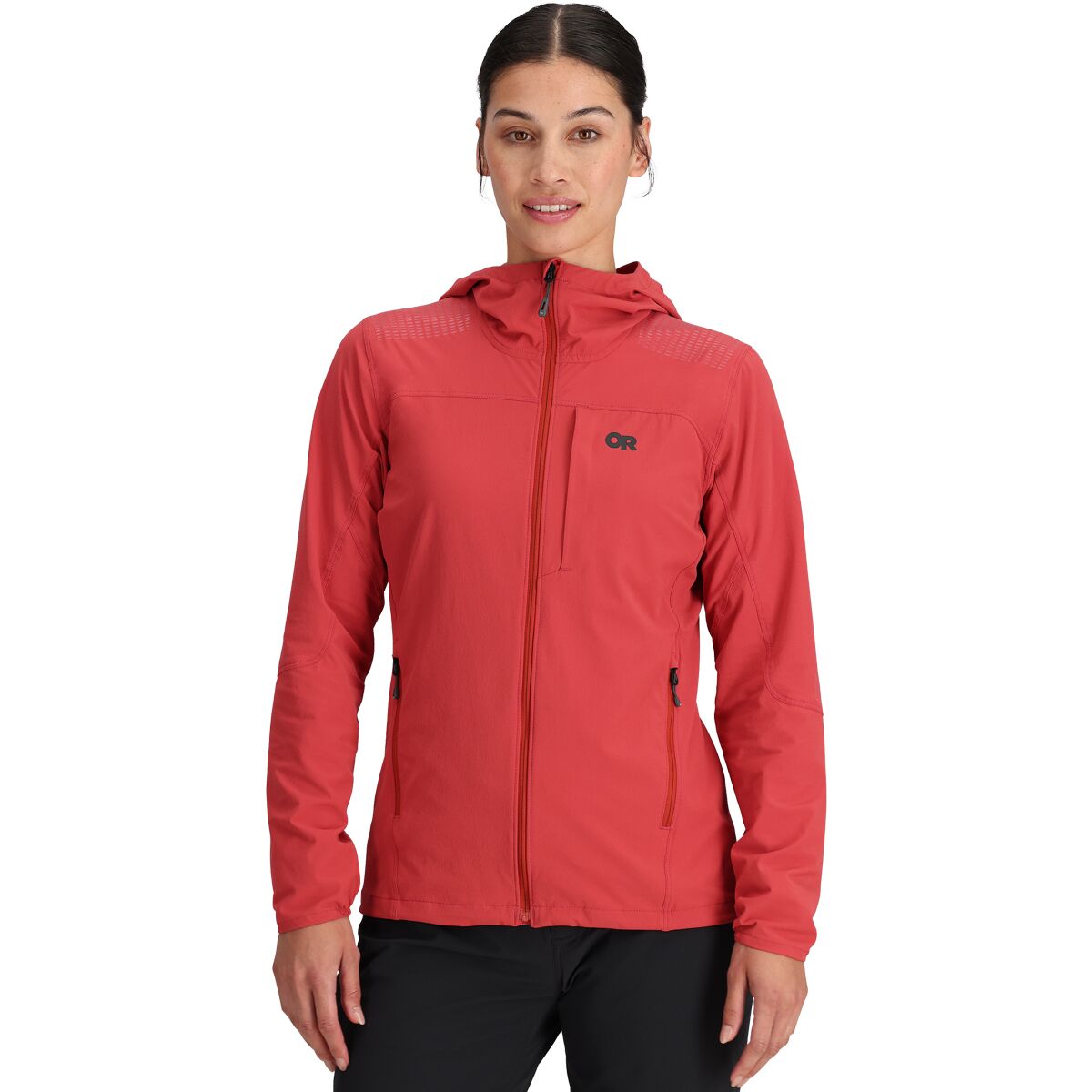 Image of Outdoor Research Ferrosi DuraPrint Hooded Jacket - Women's Moondust, S