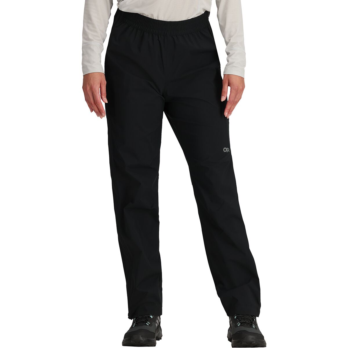 Image of Outdoor Research Stratoburst Stretch Rain Pant - Women's Black, XS/Reg