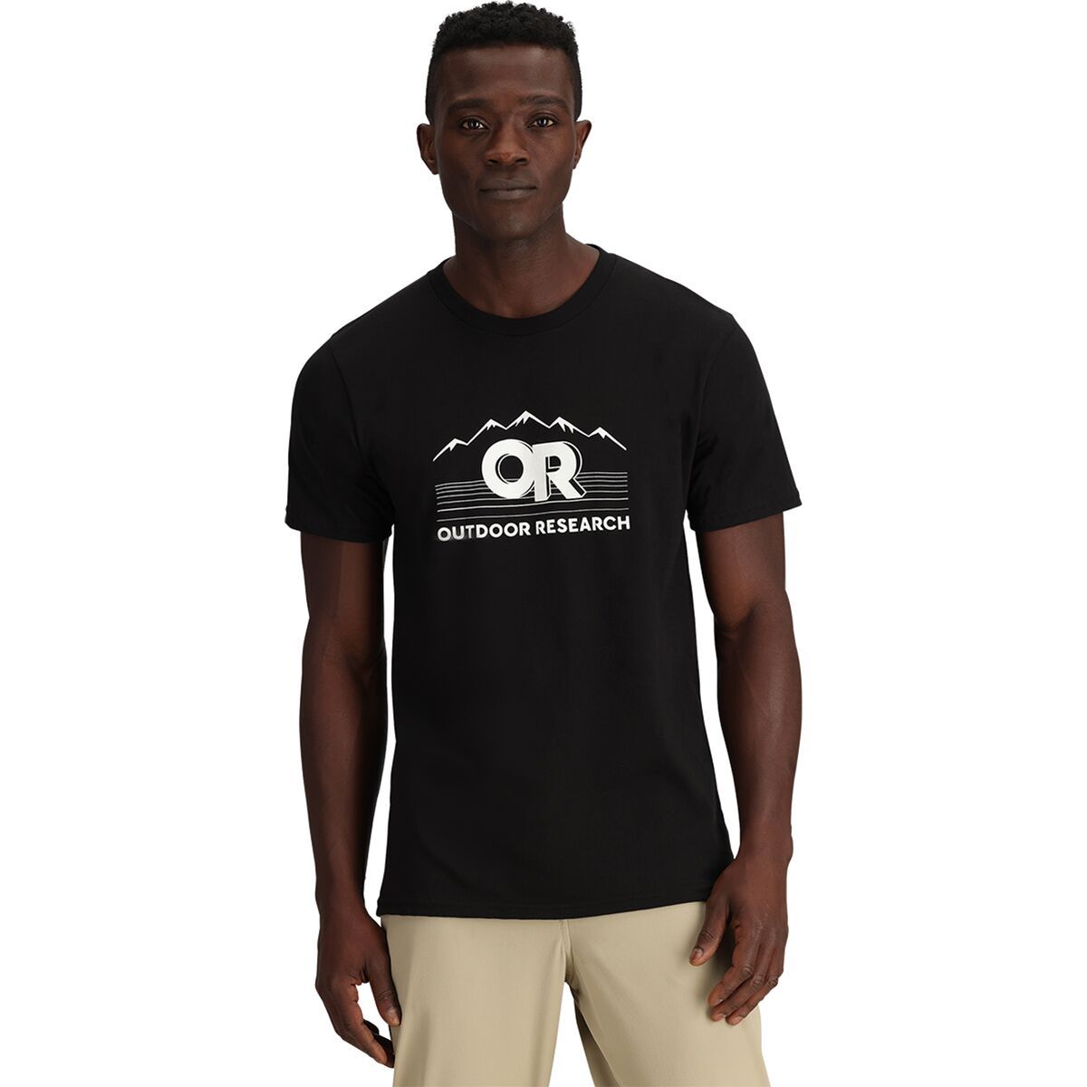Outdoor Research Advocate T-Shirt Black/White