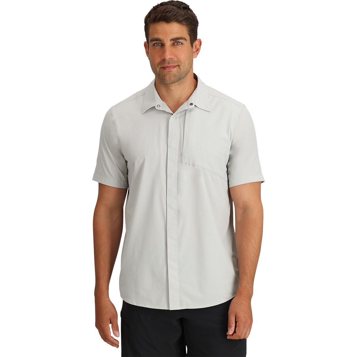 Outdoor Research Astroman Air Short-Sleeve Shirt - Men's Pebble, L