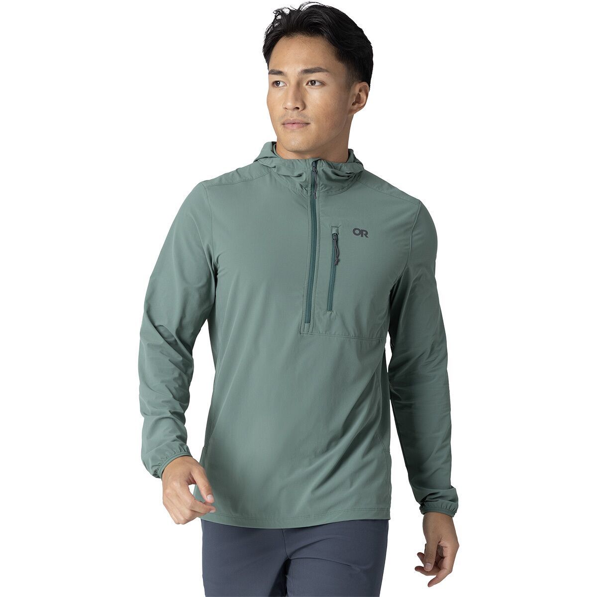 Image of Outdoor Research Astroman Air Sun Hoodie - Men's Malachite, XL