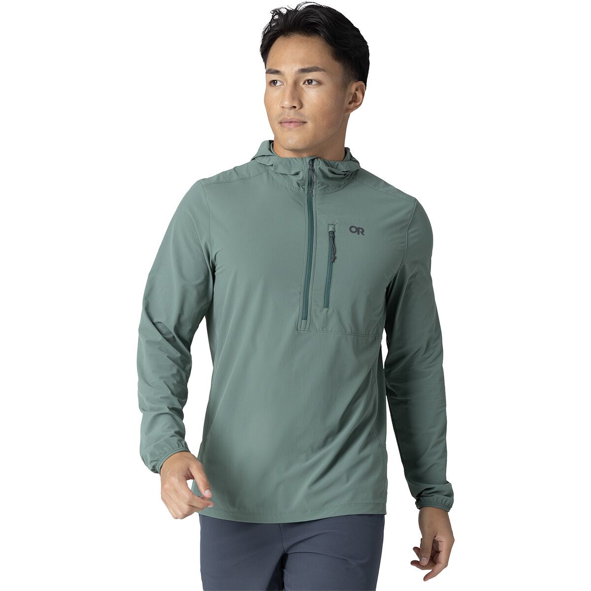 Image of Outdoor Research Astroman Air Sun Hoodie - Men's Malachite, 3XL