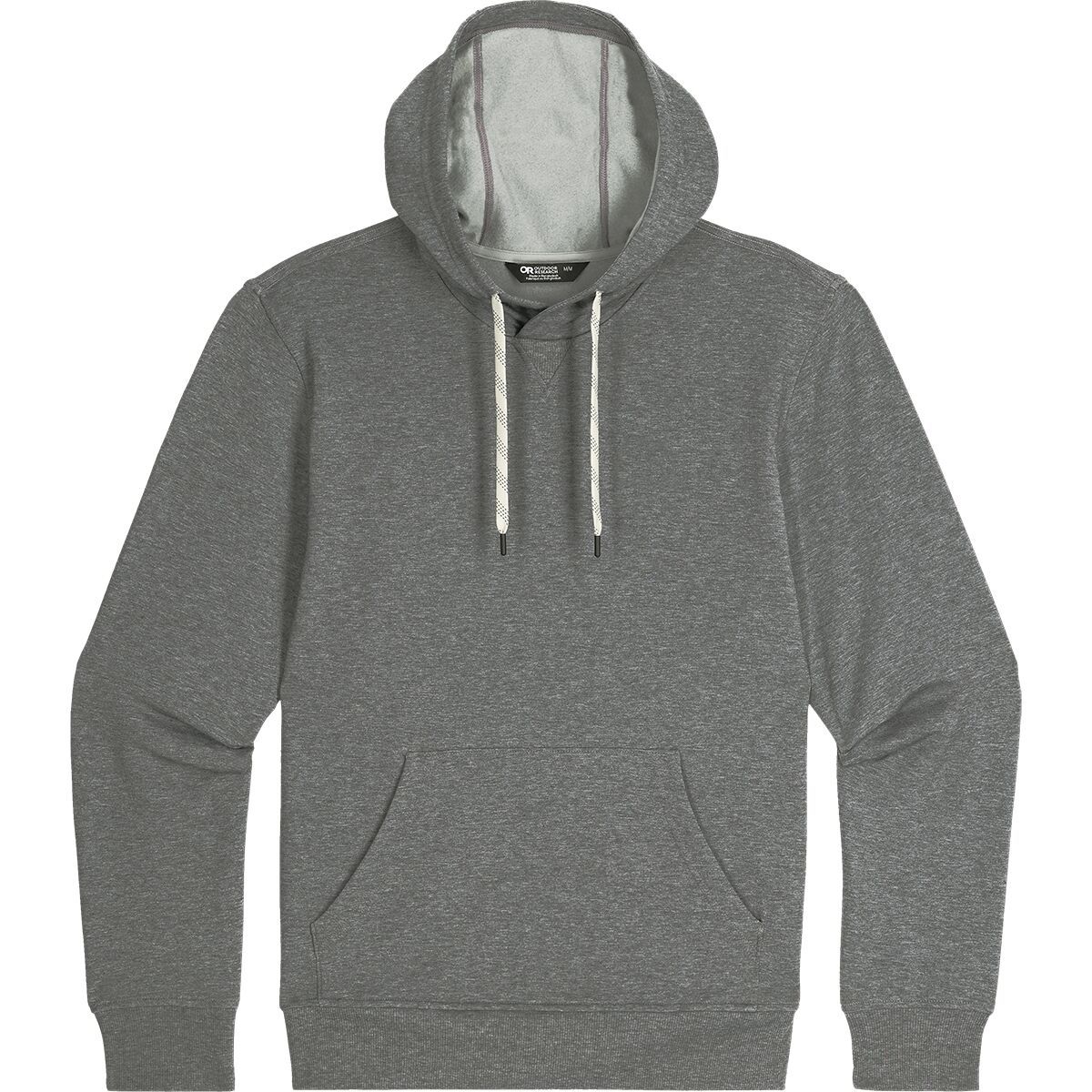 Image of Outdoor Research Essential Fleece Pullover Hoodie - Men's Grey Heather, M