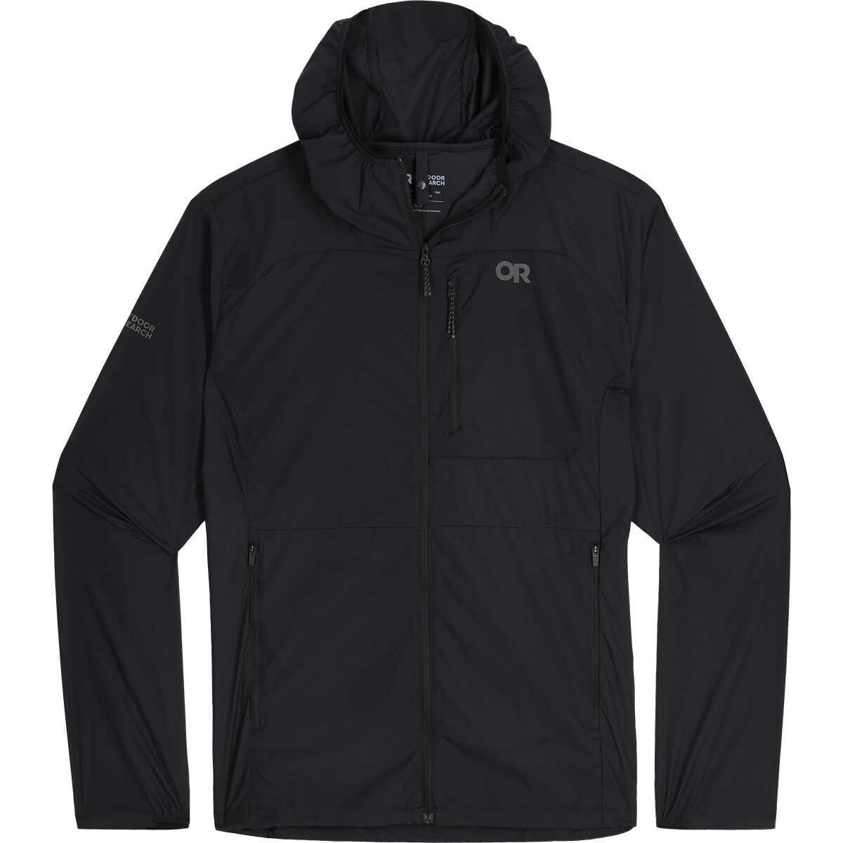 Image of Outdoor Research Shadow Wind Hooded Jacket - Men's Black, M