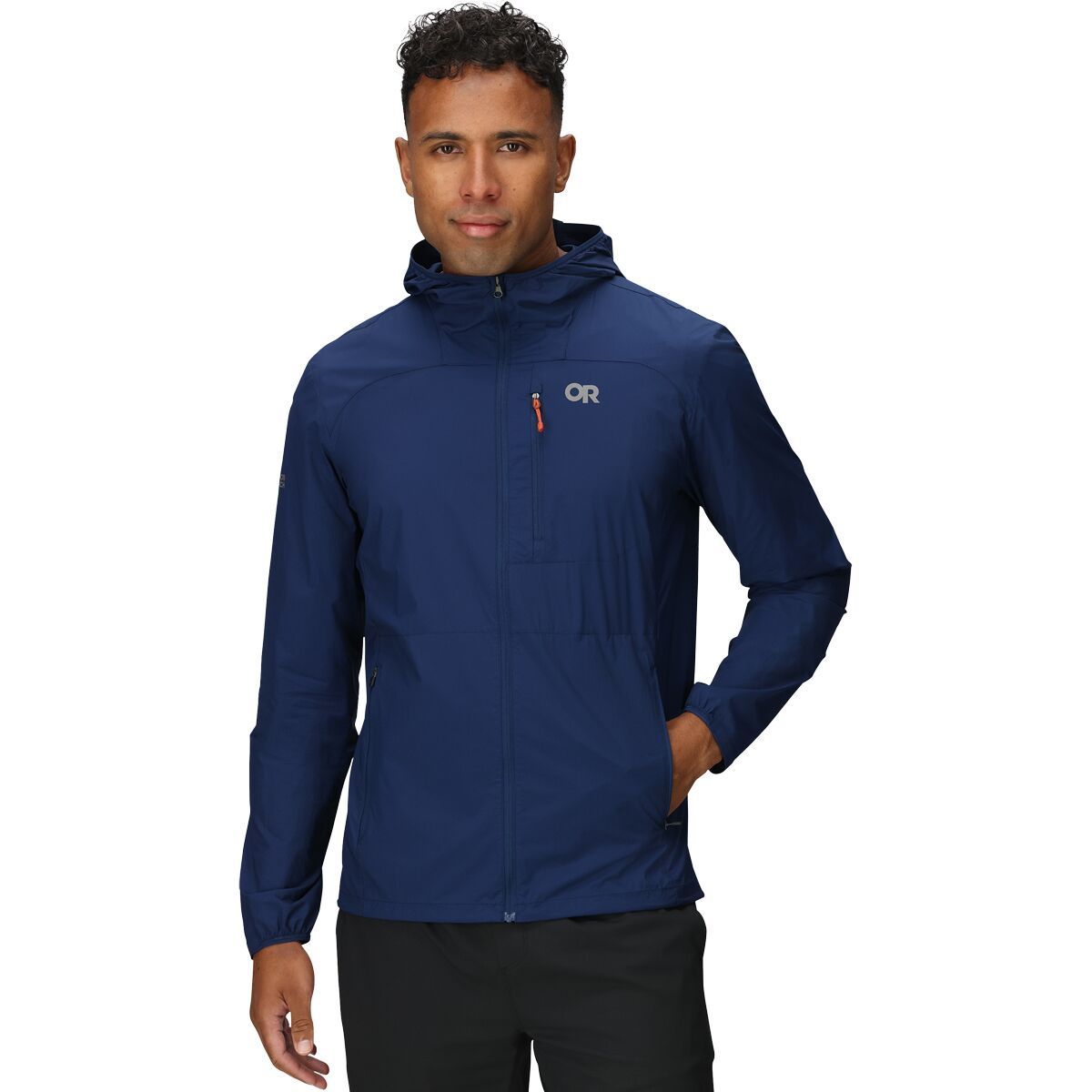 Image of Outdoor Research Shadow Wind Hooded Jacket - Men's Cenote, L