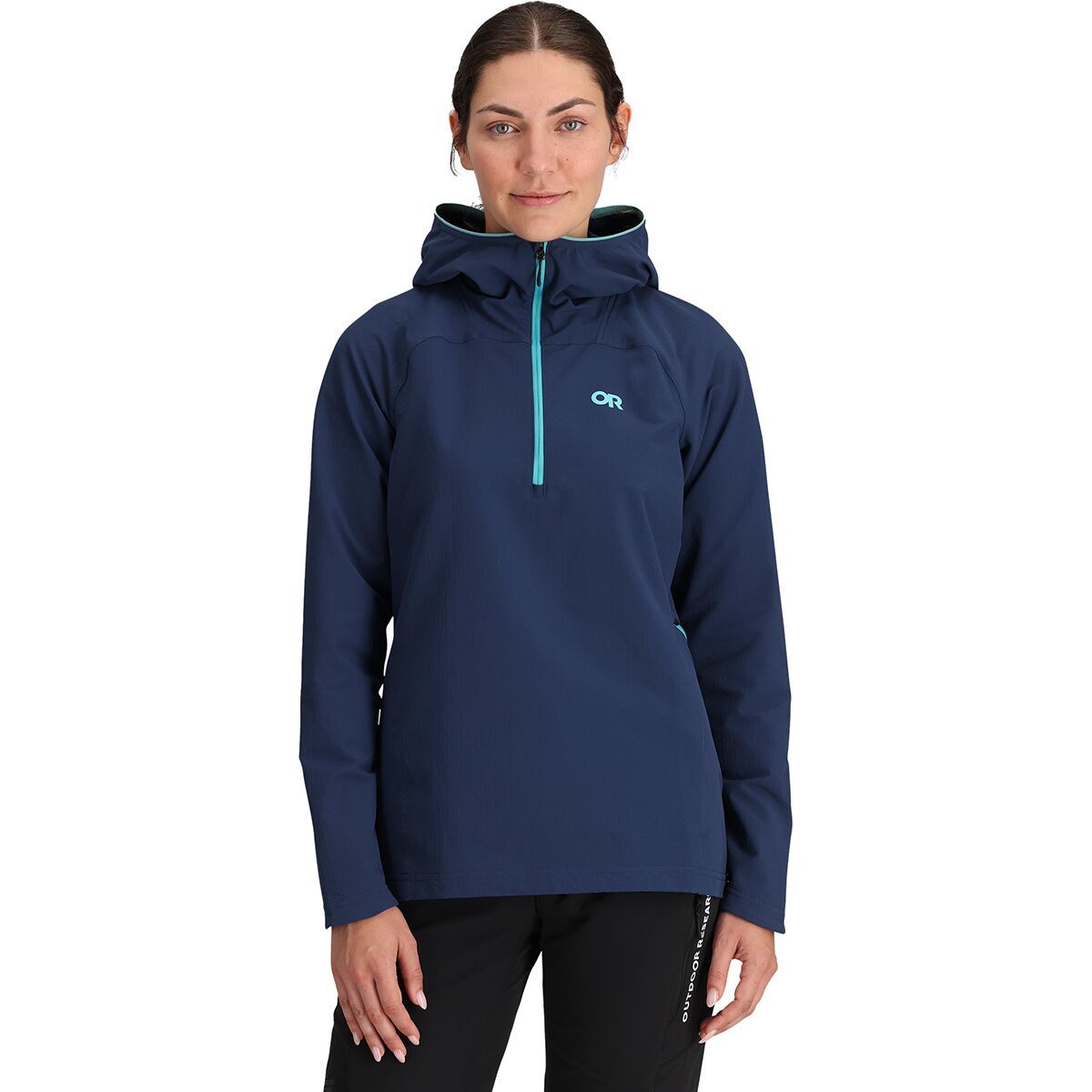 Outdoor Research Freewheel 1/2-Zip Hoodie - Women's Cenote, XL