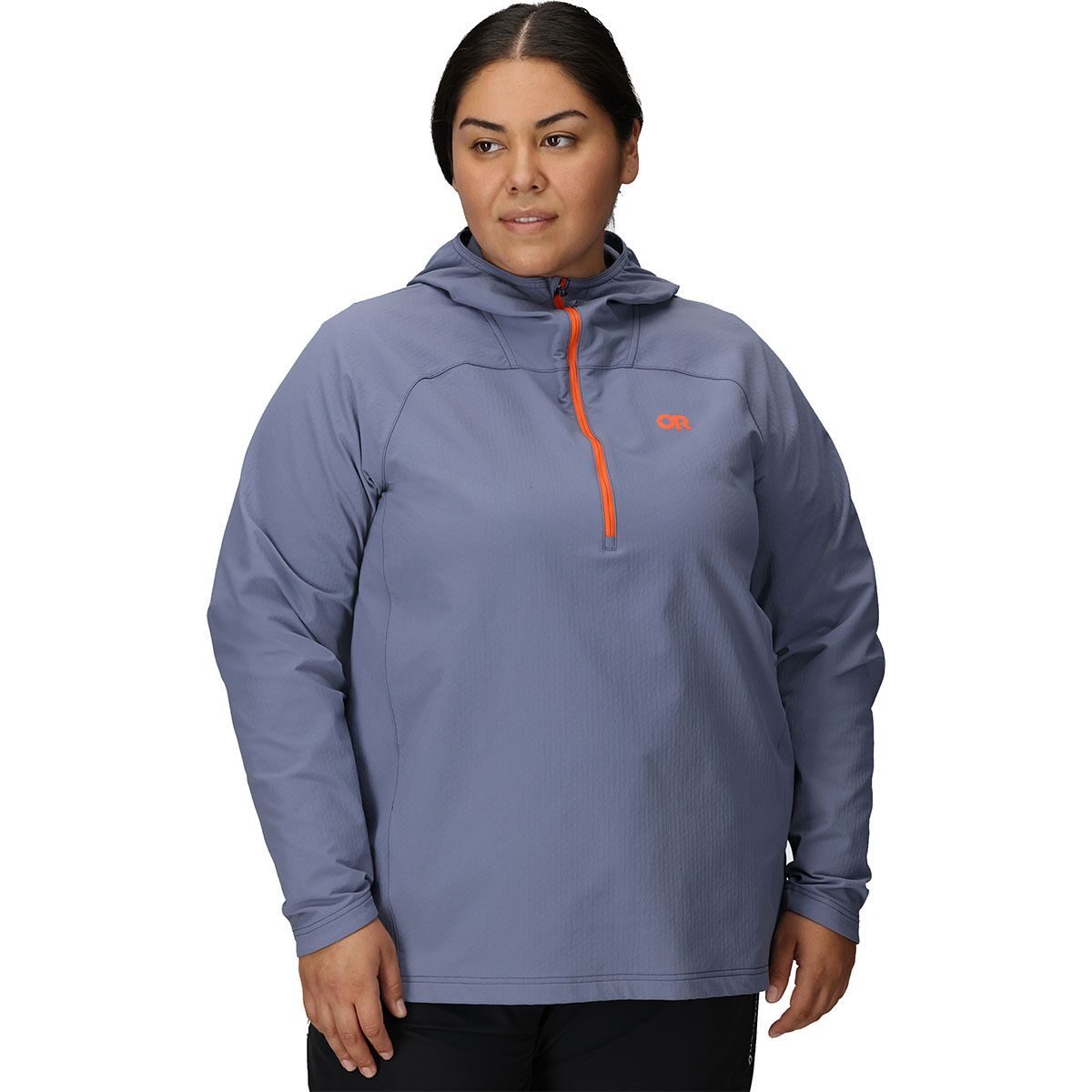Image of Outdoor Research Freewheel 1/2-Zip Plus Hoodie - Women's Summit, 2X