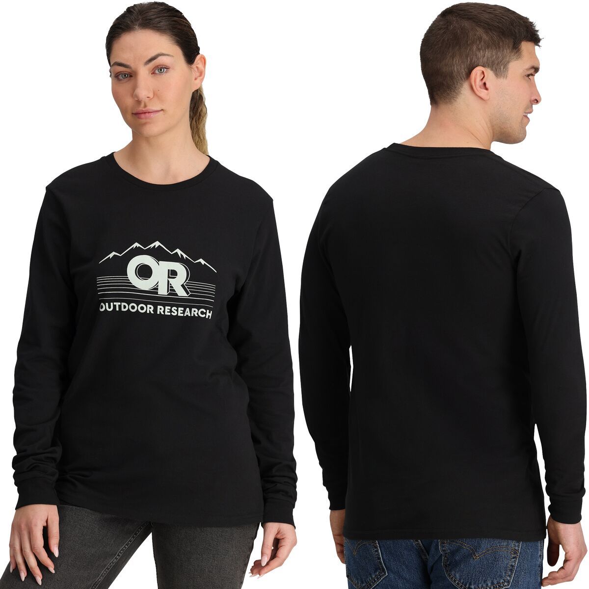 Outdoor Research Advocate Long-Sleeve T-Shirt Black, L