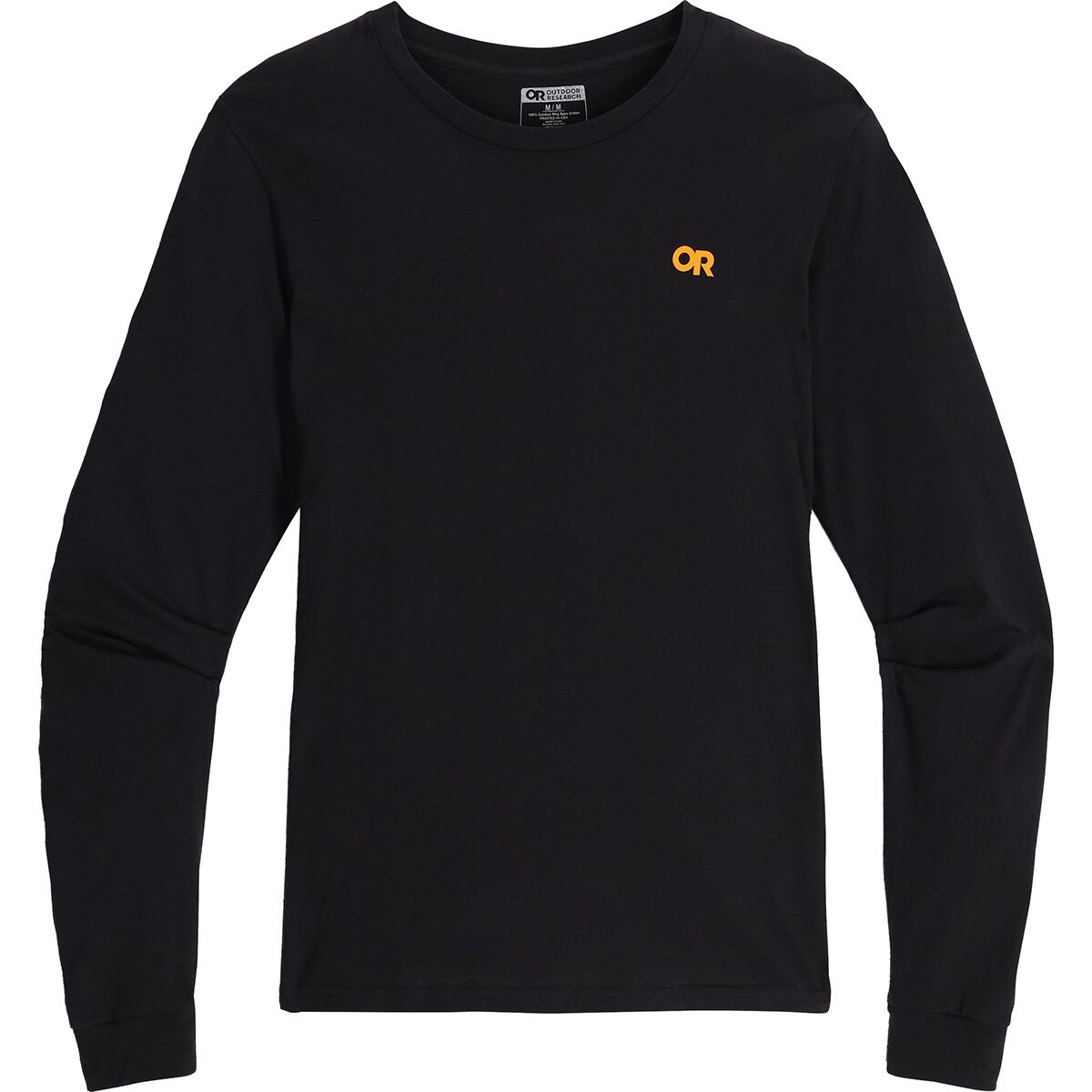 Image of Outdoor Research Alpine Logo Long-Sleeve T-Shirt Black, M