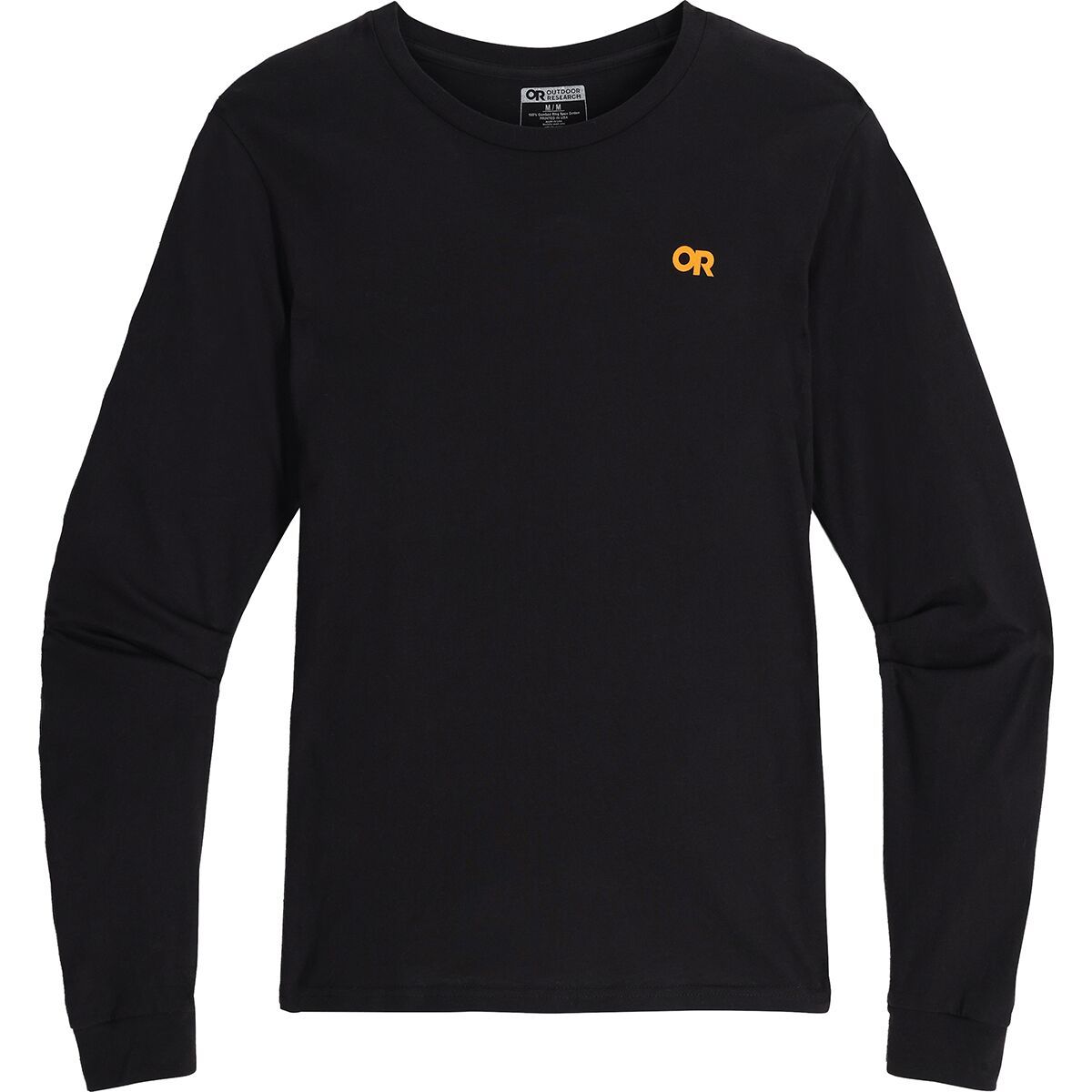 Image of Outdoor Research Alpine Logo Long-Sleeve T-Shirt Black, S