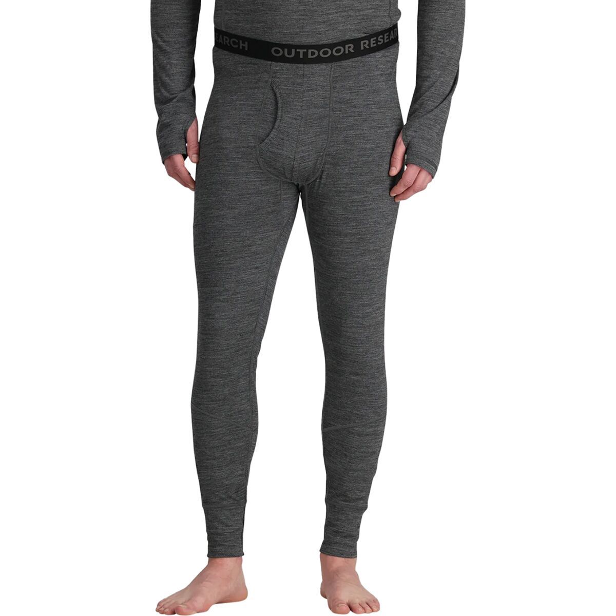 Image of Outdoor Research Alpine Onset Merino 150 Bottom - Men's Black Heather, XXL