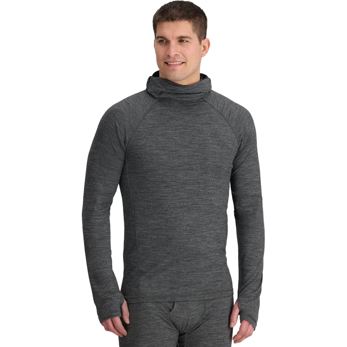 Image of Outdoor Research Alpine Onset Merino 150 Hoodie - Men's Black Heather, S
