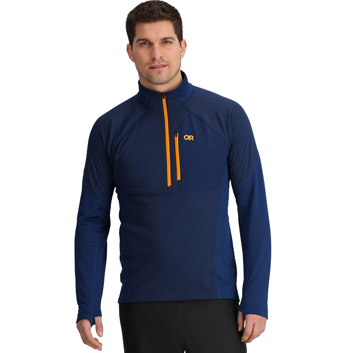 Image of Outdoor Research Deviator Fleece 1/2-Zip Jacket - Men's Cenote, XL