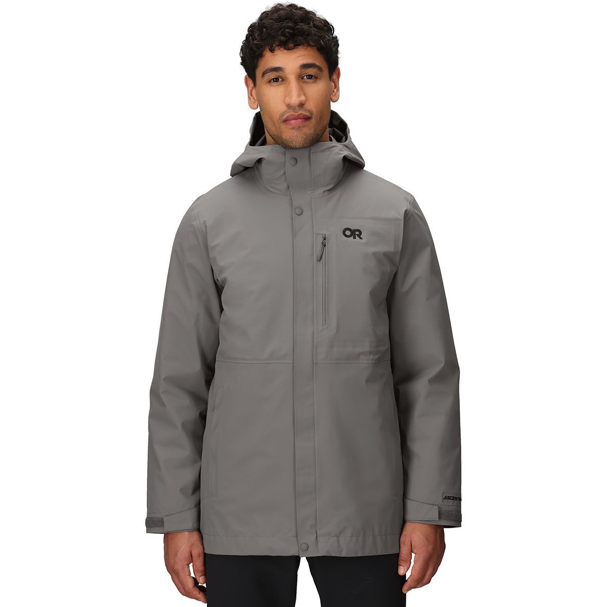 Image of Outdoor Research Foray 3L 3-in-1 Parka - Men's Wolf Grey, XXL