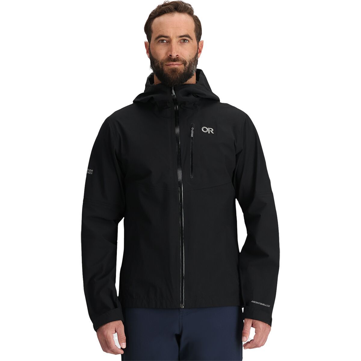 Image of Outdoor Research Foray 3L Jacket - Men's Black, 3XL