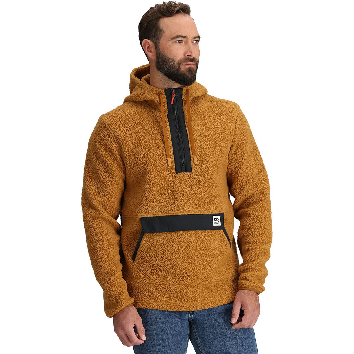 Image of Outdoor Research Grayland Fleece Pullover Hoodie - Men's Bronze, S