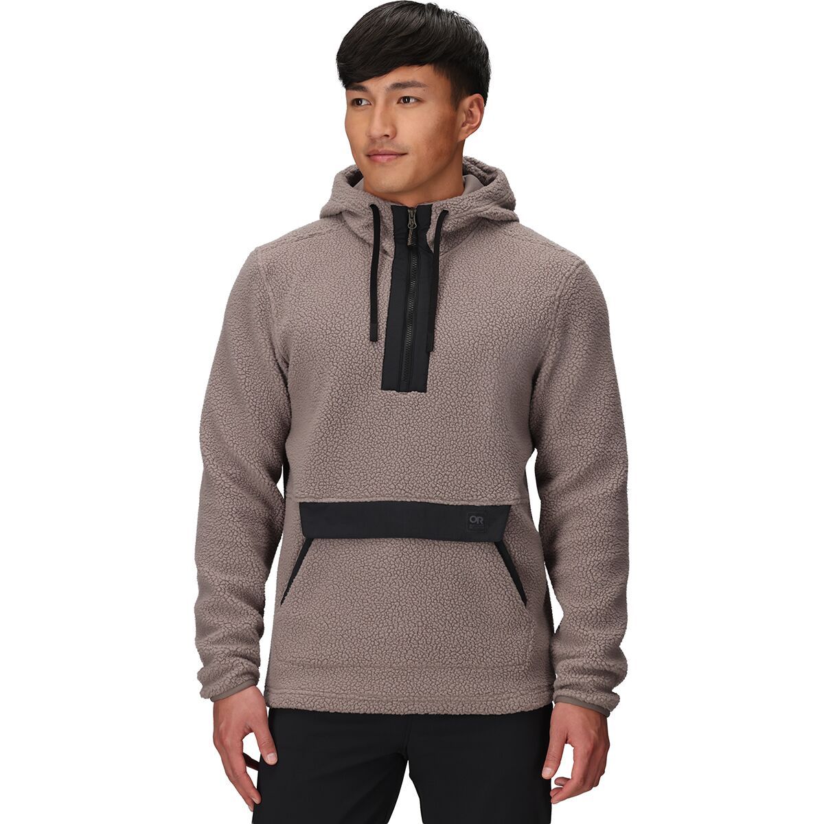 Image of Outdoor Research Grayland Fleece Pullover Hoodie - Men's Sable, XL