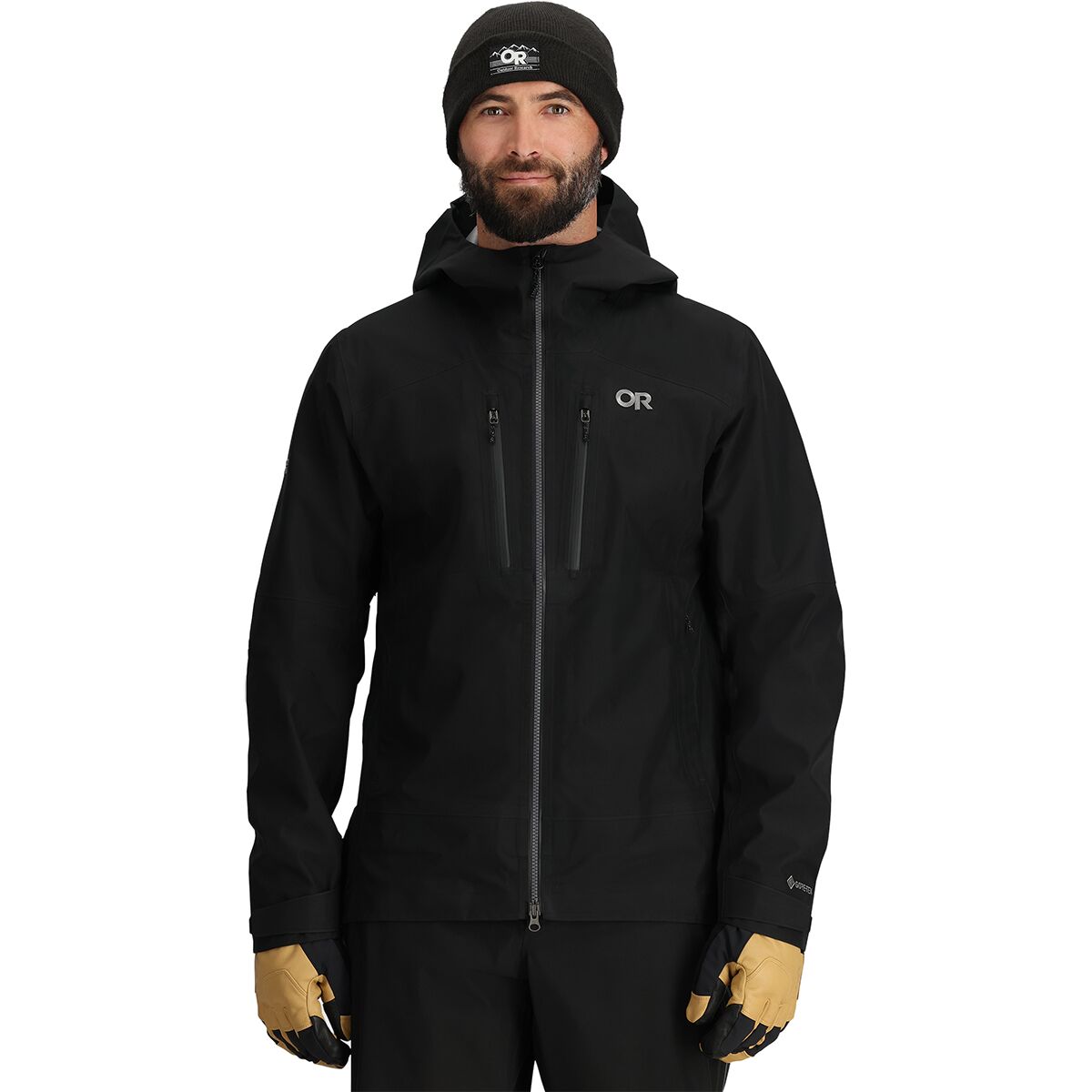 Image of Outdoor Research Headwall GORE-TEX 3L Jacket - Men's Black, M