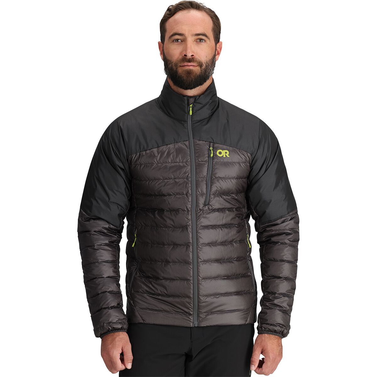 Image of Outdoor Research Helium Down Jacket - Men's Storm, XL