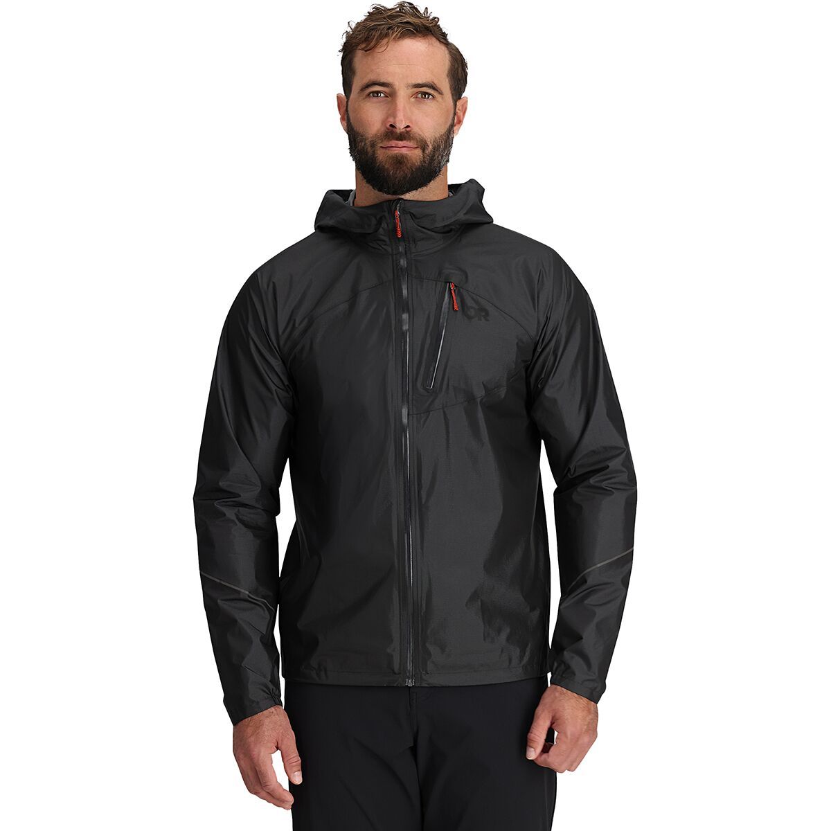 Image of Outdoor Research Helium Rain Jacket - Men's Storm, M