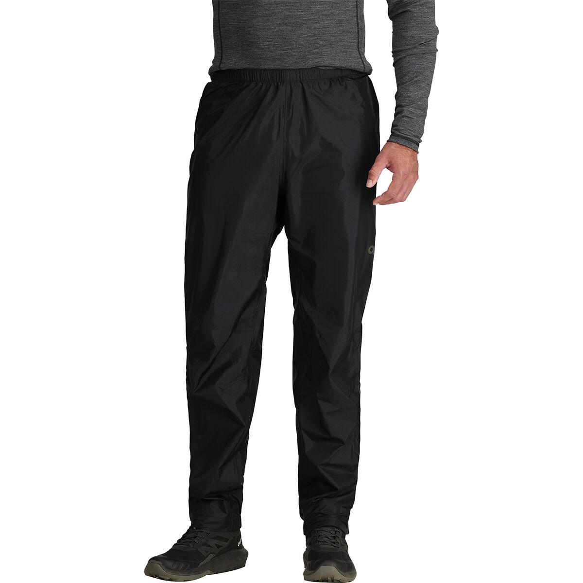 Image of Outdoor Research Helium Rain Pant - Men's Black, XXL/Reg