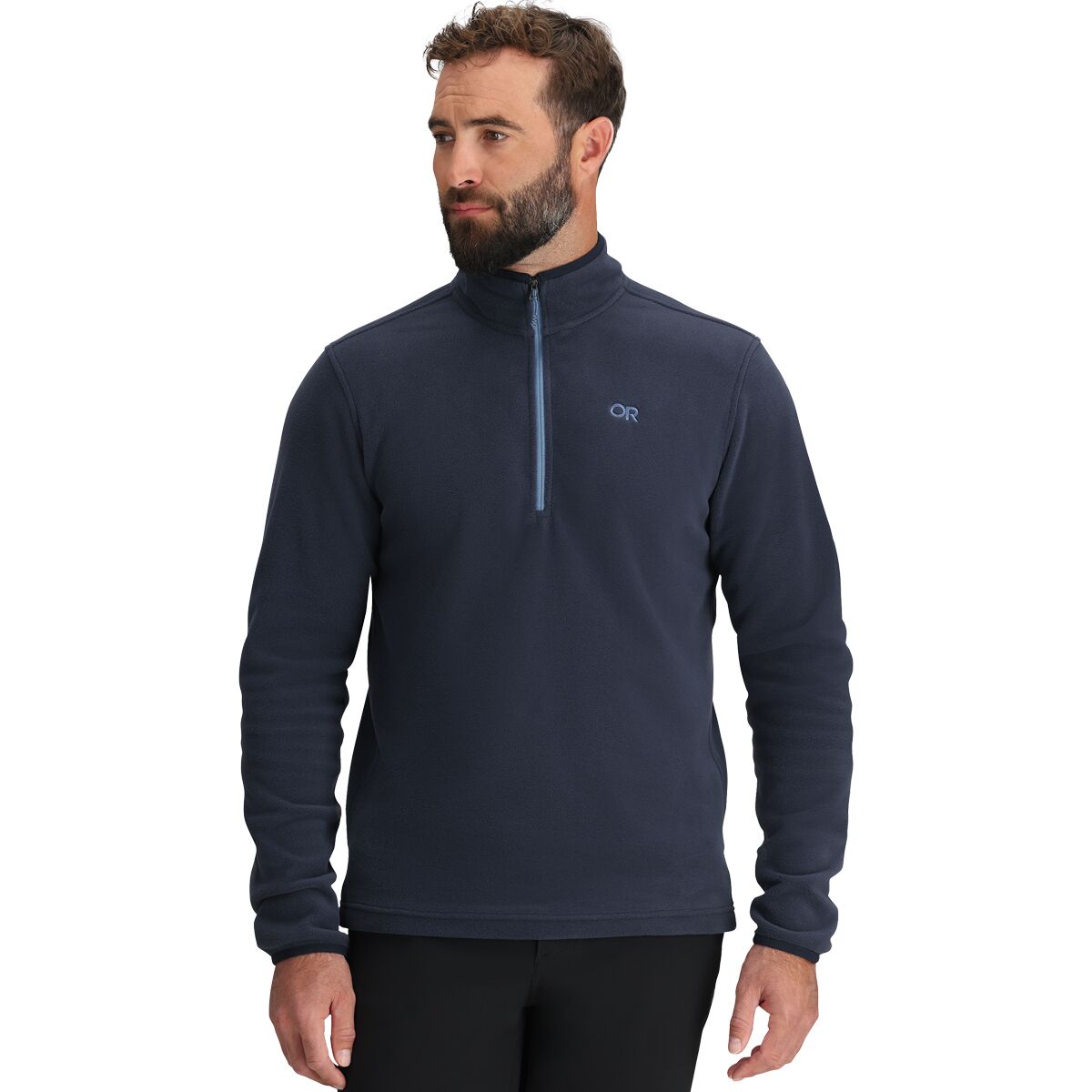 Outdoor Research Polartec 100 1/4-Zip Jacket - Men's Dark Navy, XL