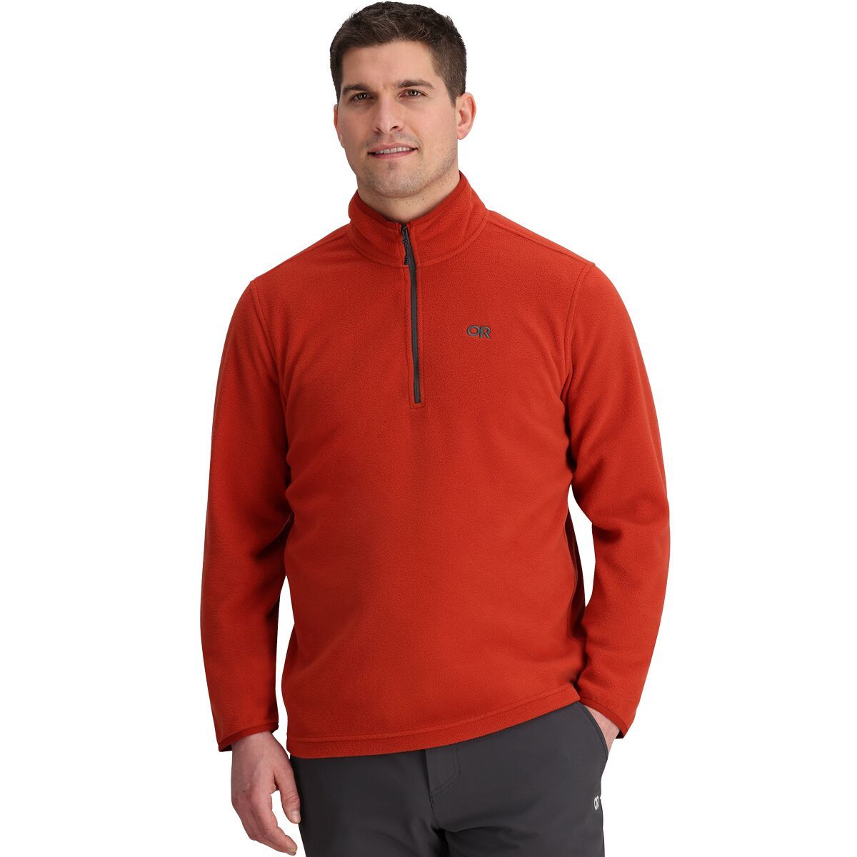 Image of Outdoor Research Polartec 100 1/4-Zip Jacket - Men's Jupiter, L
