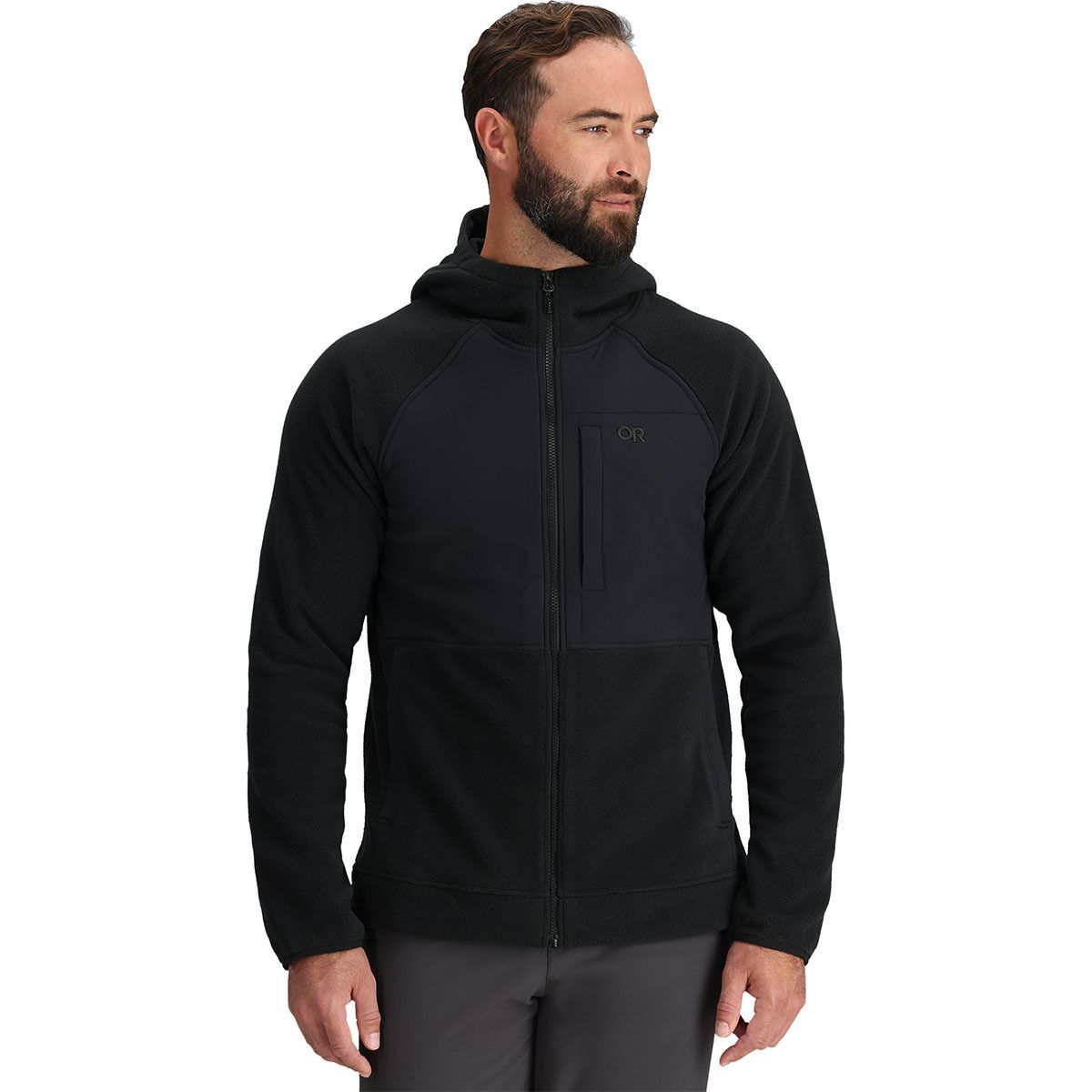 Image of Outdoor Research Polartec 200 Hoodie - Men's Black, M