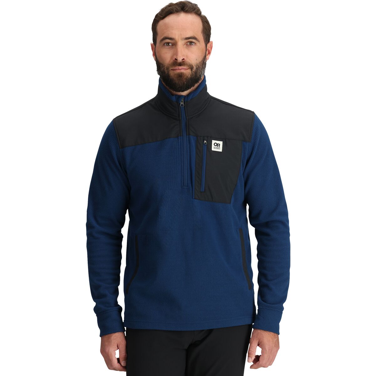 Outdoor Research Outdoor Research Trail Mix Fleece 1/4-Zip Pullover - Men's Cenote, L