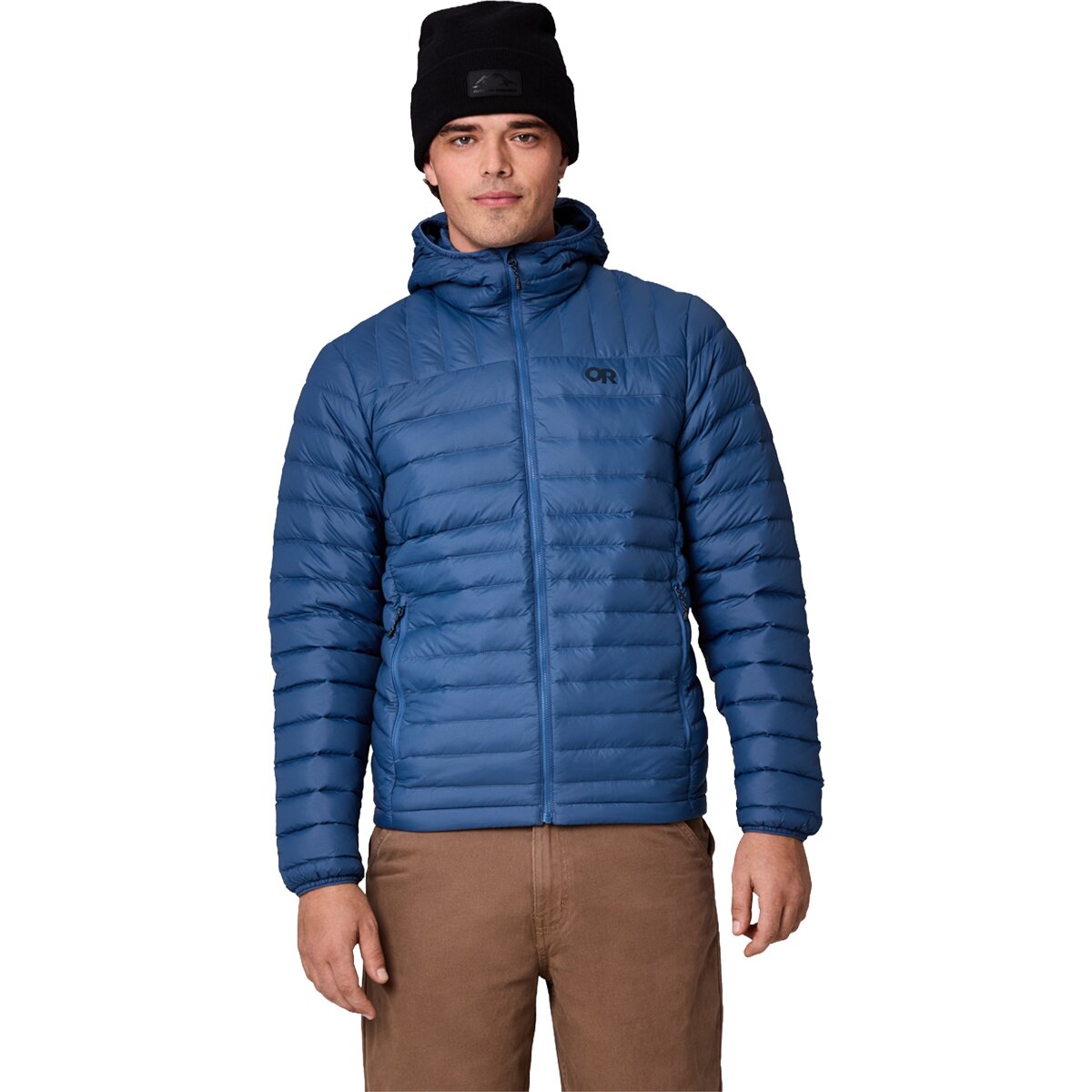 Image of Outdoor Research Transcendent Down Hoodie - Men's Skyline, S