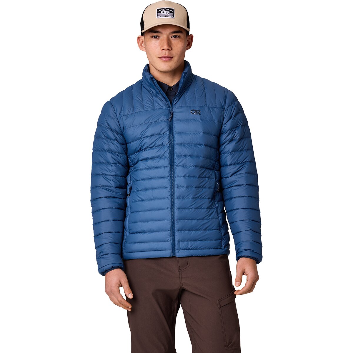 Image of Outdoor Research Transcendent Down Jacket - Men's Skyline, S