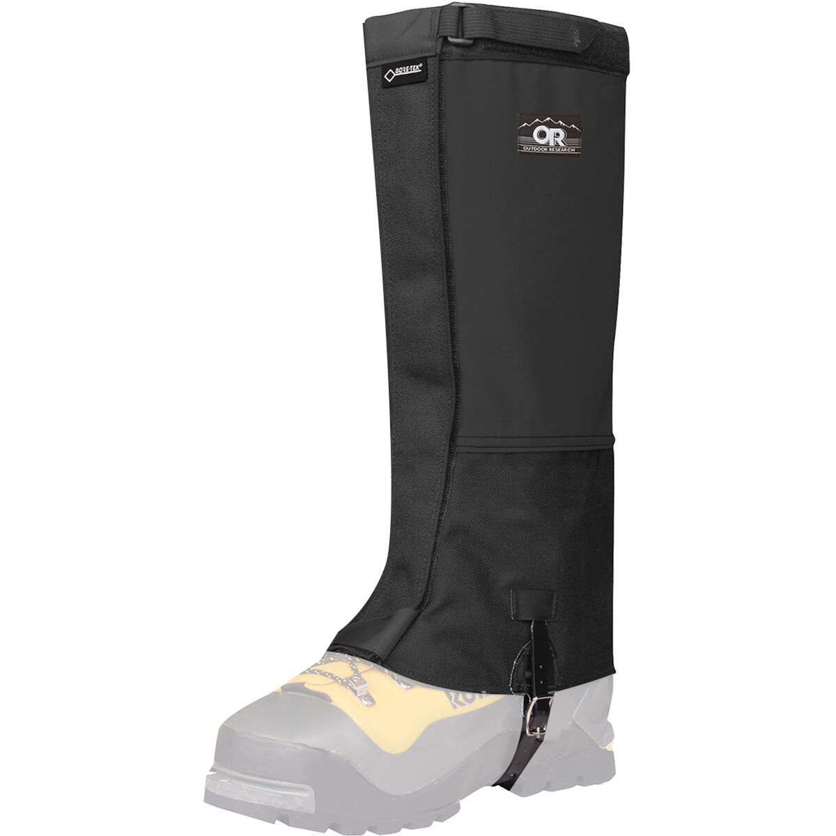 Image of Outdoor Research Expedition Crocodile Classic Gaiters Black, S