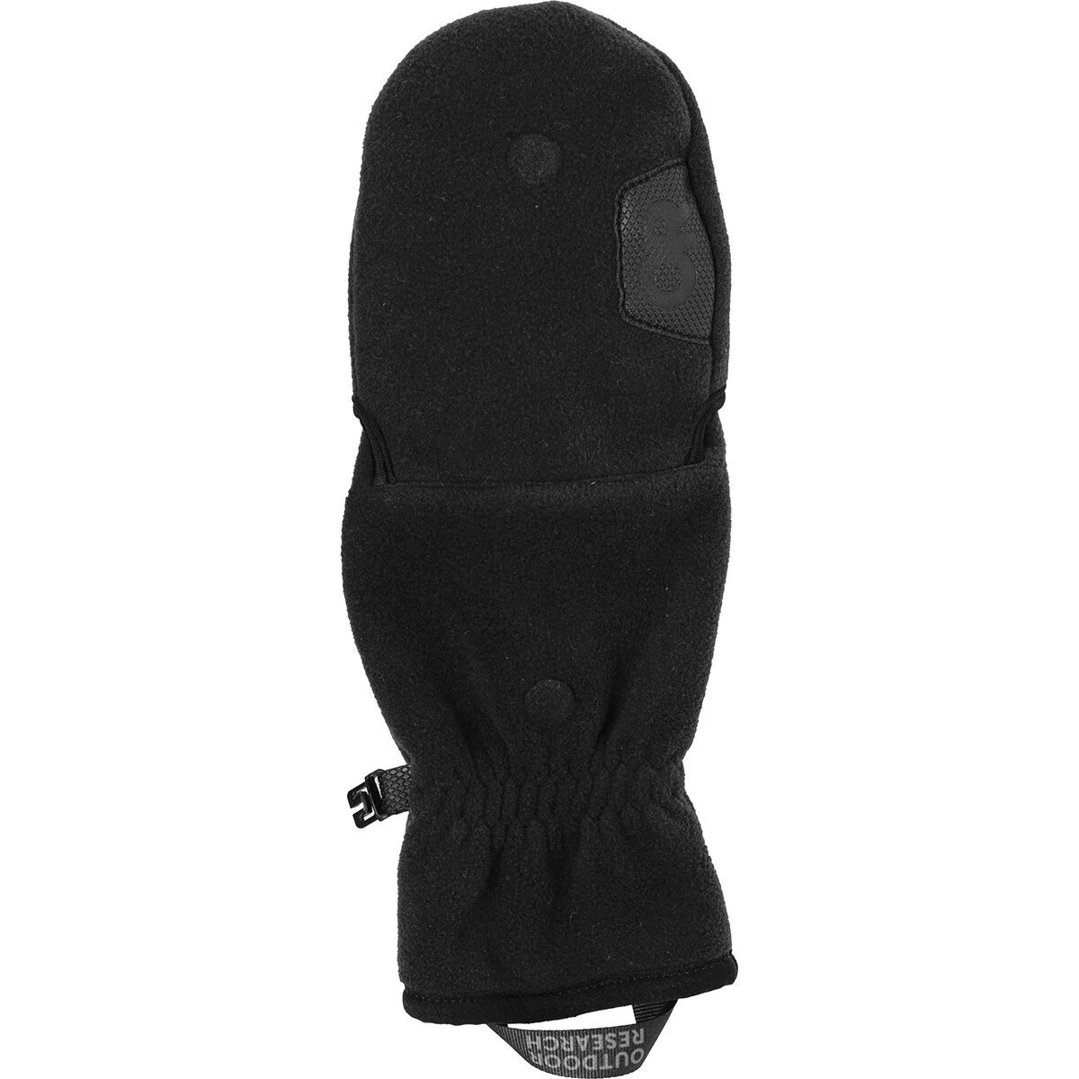 Image of Outdoor Research Gripper Convertible Windbloc Mitten Black, L