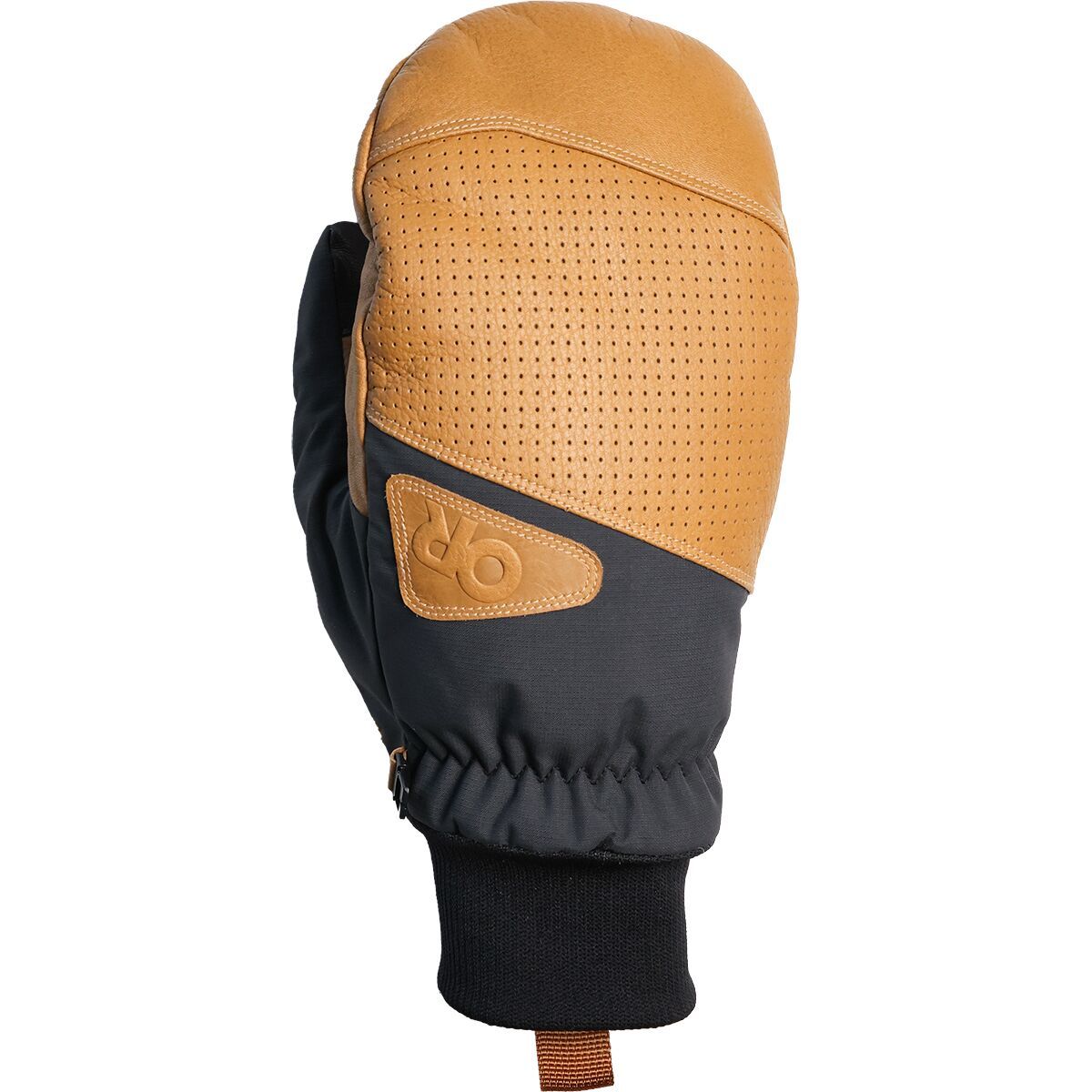 Image of Outdoor Research Snowcrew Leather Mitten Dark Natural/Black, M