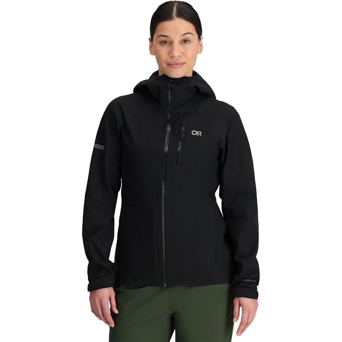 Image of Outdoor Research Aspire 3L Jacket - Women's Black, L