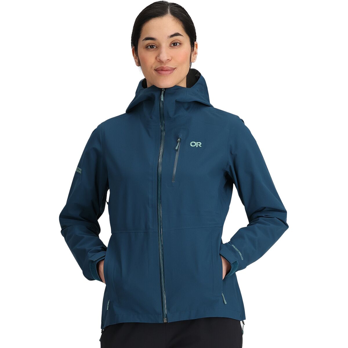 Image of Outdoor Research Aspire 3L Jacket - Women's Harbor, M